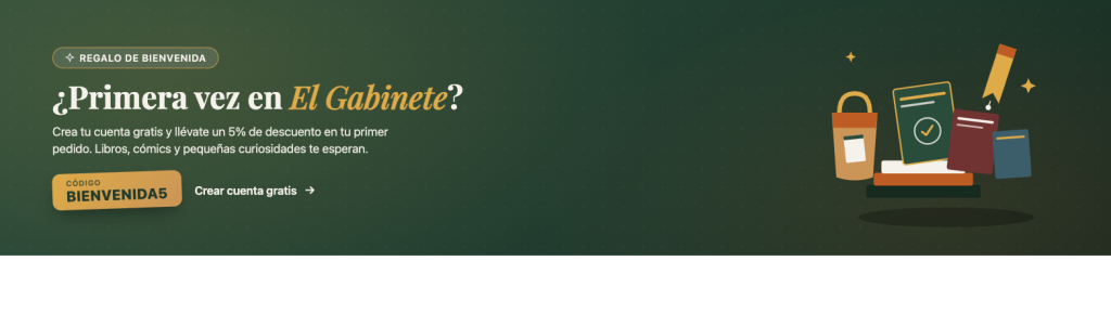 Bienvenida — 5% de descuento al registrarte