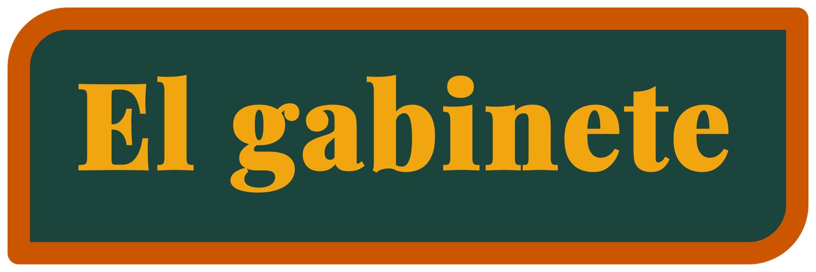 El gabinete