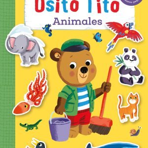 Osito Tito. Mi primer libro de pegatinas. Animales