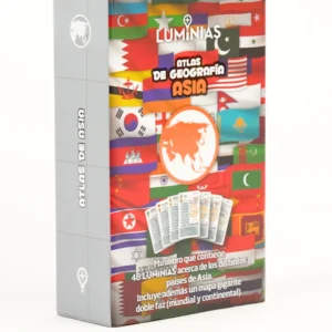 Atlas de geografía - Asia (estuche con 52 cartas)