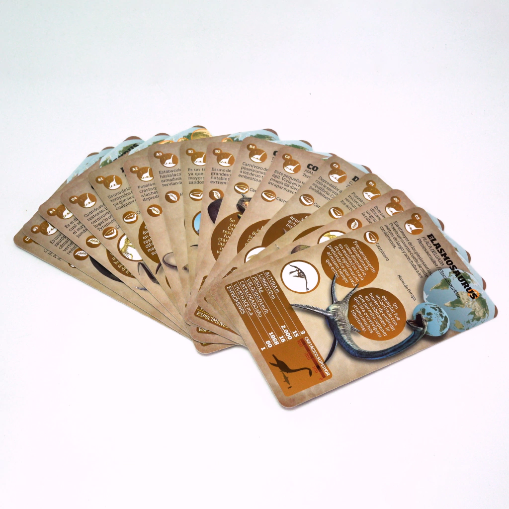 Enciclopedia de dinosaurios (estuche con 32 cartas) - Imagen 2