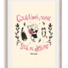 Lámina A4 “Gatos, libros, vino”  MARÍA GÓMEZ