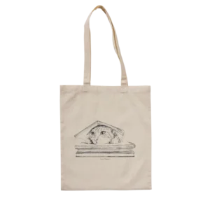 Tote “Cat under the book” X LAURA AGUSTÍ