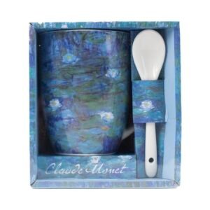 Taza con cuchara Las ninfas, de Monet