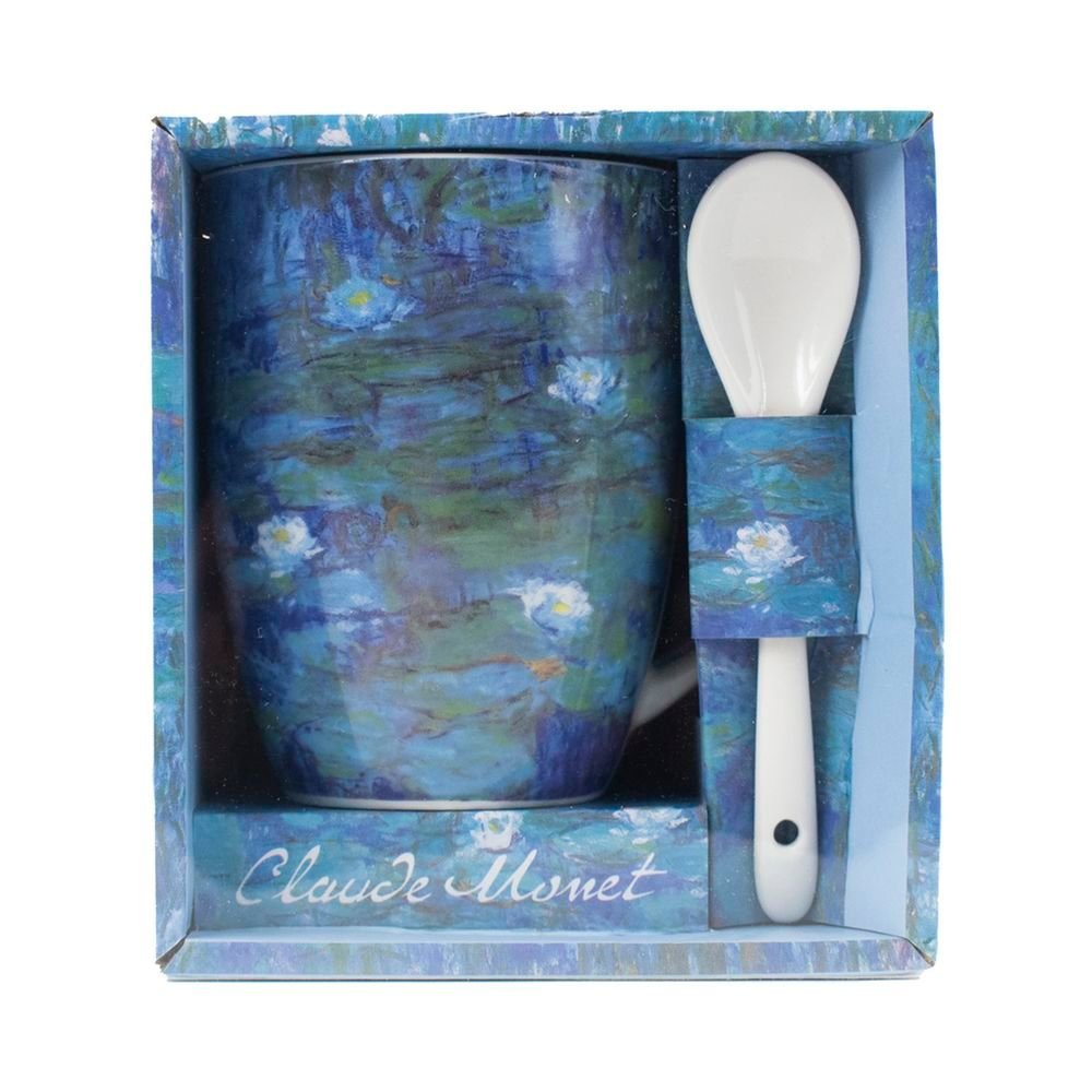 Taza con cuchara Las ninfas, de Monet